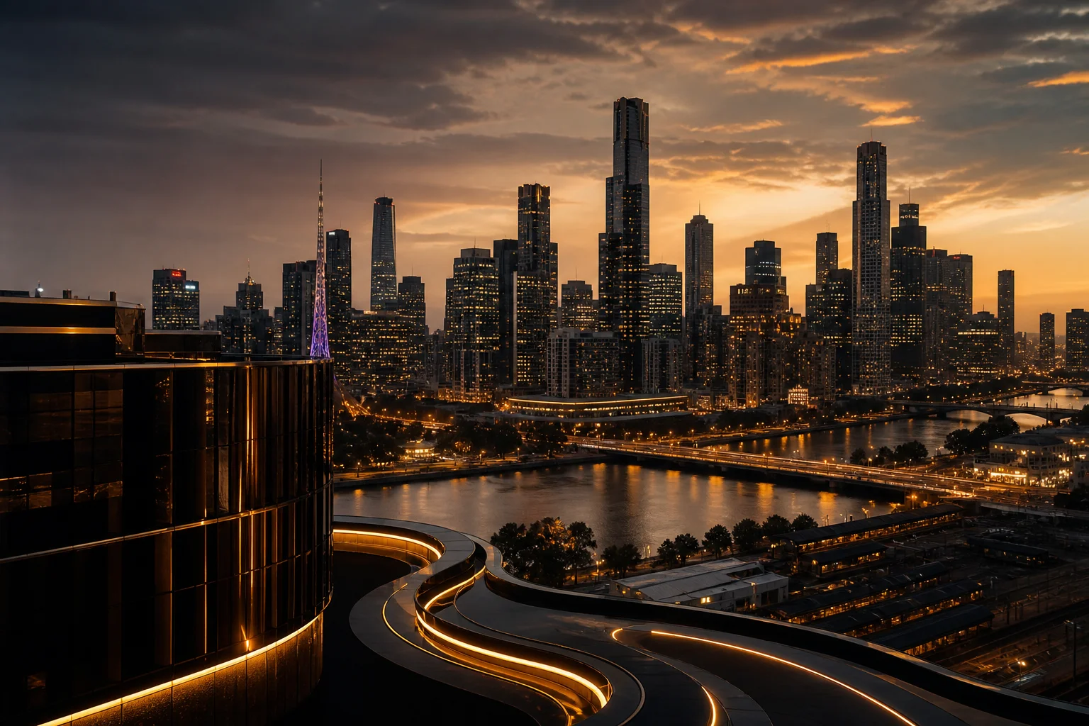 Editorial city guide graphic for Casino Royale readers in Melbourne, VIC